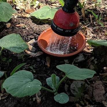 One Wintry Night Olla Garden Watering Pot